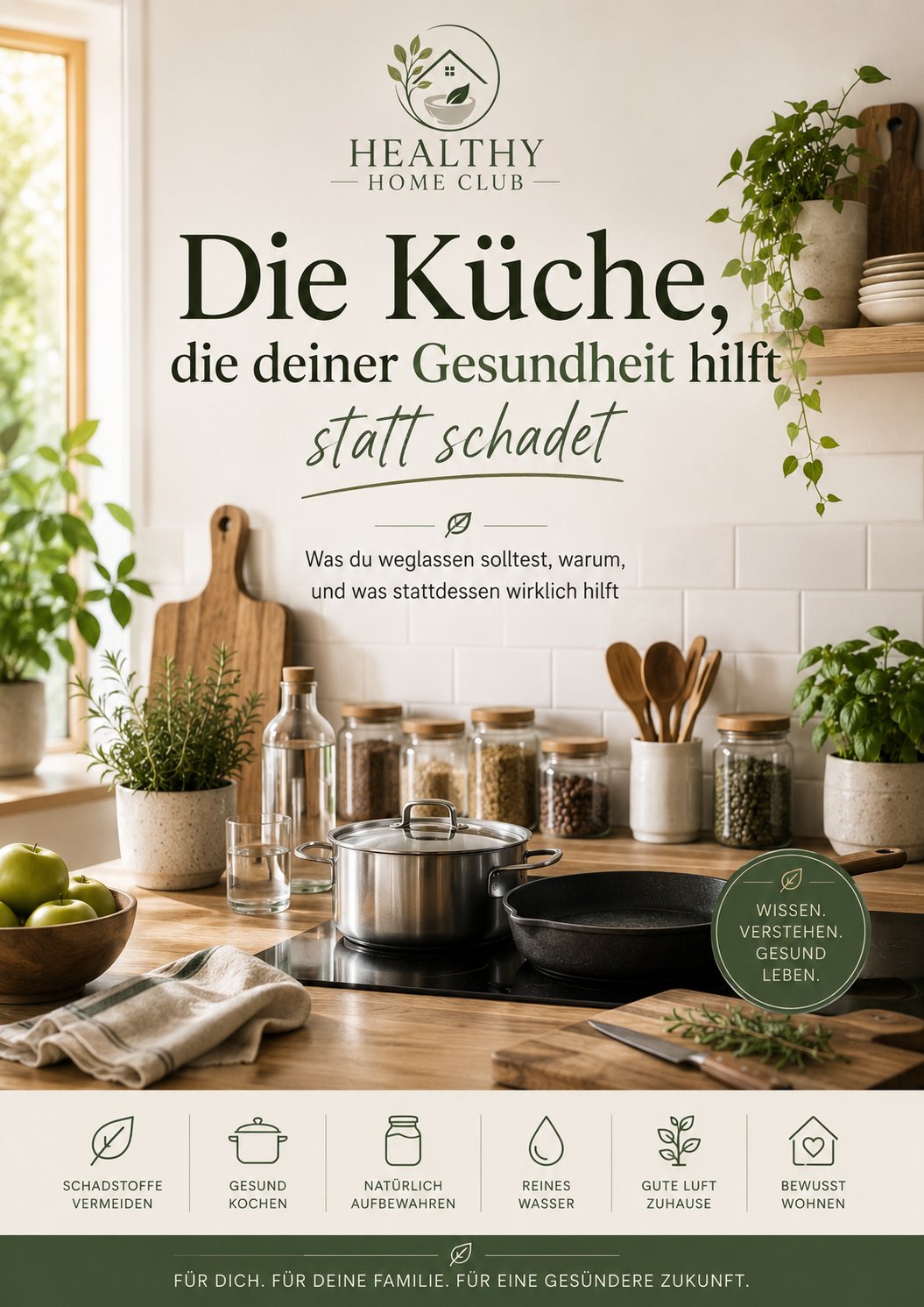 Cover: Die Küche, die deiner Gesundheit hilft statt schadet